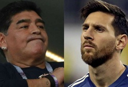 CĐV Argentina: Lionel Messi không bao giờ sánh kịp Diego Maradona!