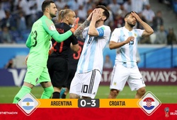 Messi bất lực, Argentina thảm bại trước Croatia và nguy cơ bị loại sớm