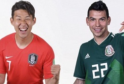 Link xem trực tiếp trận Hàn Quốc - Mexico ở World Cup 2018