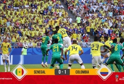 Yerry Mina tỏa sáng, Colombia giật vé đi tiếp của Senegal