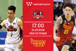 Trực tiếp bóng rổ VBA: Thang Long Warriors - Saigon Heat