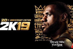 LeBron James cực ngầu trên ảnh bìa của Trò chơi NBA 2K19, nhưng lời nguyền 2K có tái diễn?