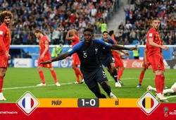 Trung vệ sắm vai người hùng giúp tuyển Pháp đánh bại Bỉ giành vé vào chung kết World Cup