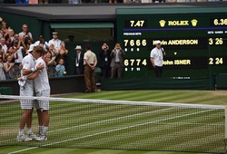 Bán kết Wimbledon 2018: Kevin Anderson vượt qua John Isner sau màn tra tấn thể lực... 6 tiếng rưỡi