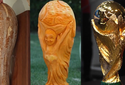 Chiêm ngưỡng cúp vàng World Cup 2018 của ĐT Pháp phiên bản... quả bí ngô