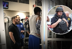 Bị phạm lỗi thô bạo, cầu thủ bóng rổ gọi cảnh sát đến giải quyết