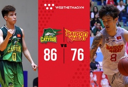 Bùng nổ trong hiệp 3, Cantho Catfish xuất sắc vượt qua Saigon Heat để vô địch lượt đi VBA 2018