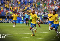 Pha lập công của Neymar giúp ĐT Brazil mở tỷ số trước ĐT Mexico tại vòng 1/8 World Cup 2018