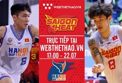 Trực tiếp bóng rổ VBA: Saigon Heat vs Hanoi Buffaloes