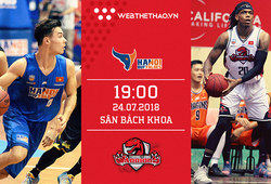 Trực tiếp bóng rổ VBA 2018: Hanoi Buffaloes - Thang Long Warriors