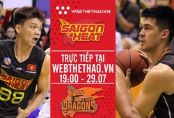 Trực tiếp bóng rổ VBA: Saigon Heat vs Danang Dragons