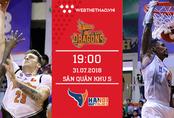 Trực tiếp bóng rổ VBA: Danang Dragons vs Hanoi Buffaloes