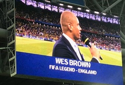 Cộng đồng mạng "dậy sóng" khi Wes Brown được FIFA giới thiệu là "Huyền thoại người Anh"