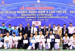 Karate Việt Nam được thưởng hơn 3 tỷ nhờ "mưa HCV" giải vô địch Đông Nam Á