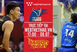 Trực tiếp bóng rổ VBA: Saigon Heat vs Hanoi Buffaloes