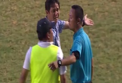 SHB Đà Nẵng tranh cãi kịch liệt với trọng tài về bàn gỡ hòa của Hải Phòng FC