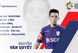 Thông tin tiền đạo Nguyễn Văn Quyết cùng U23 Việt Nam chuẩn bị ASIAD 2018