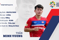 Thông tin tiền đạo Trần Minh Vương cùng U23 Việt Nam chuẩn bị ASIAD 2018