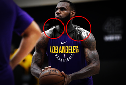 Vì sao LeBron James lại có phong cách cột áo "chất chơi người dơi" trong buổi tập đầu tiên với LA Lakers?