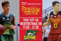 Trực tiếp bóng rổ VBA: Saigon Heat vs Cantho Catfish
