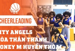 Các cô gái City Angels hóa thân thành "Boney M huyền thoại" tại Game 45 VBA 2018