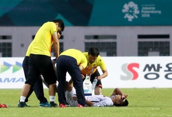 Video: Đức Chinh hết hơi, đổ gục xuống sân sau trận gặp Olympic Nhật Bản