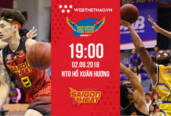 Trực tiếp bóng rổ VBA: Hochiminh City Wings vs Saigon Heat