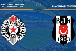Nhận định tỷ lệ cược kèo bóng đá tài xỉu trận Partizan vs Besiktas