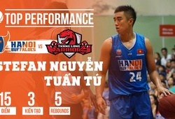 Những pha lên rổ của Stefan Tuấn Tú giúp Hanoi Buffaloes vào chung kết VBA 2018