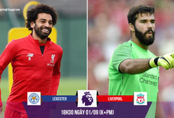 Xé lưới Leicester, Salah sẽ giúp Liverpool và Alisson đi vào lịch sử Ngoại hạng Anh