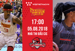 Trực tiếp bóng rổ VBA: Saigon Heat vs Thang Long Warriors