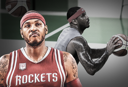 Carmelo Anthony đang luyện tập bài gì để thích nghi với Houston Rockets?