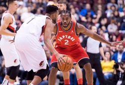 12 điểm của Kawhi Leonard giúp Toronto Raptors "nhấn chìm" Trail Blazers tại NBA Preseason 2018/19