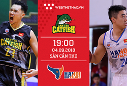 Chung kết bóng rổ VBA 2018, game 1: Cantho Catfish 80-76 Hanoi Buffaloes