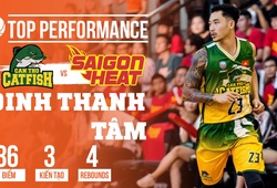 Màn "gánh team" của Tâm Đinh giúp Cantho Catfish đánh bại Saigon Heat