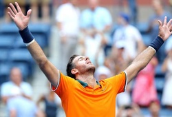 Tứ kết US Open: Del Potro vượt ải khổng lồ John Isner