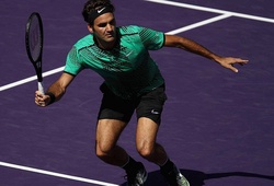 Federer thoát hiểm trước Berdych ở tứ kết Miami Open