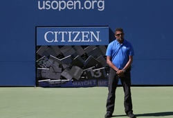 Gael Monfils đạp hỏng bảng đồng hồ điện tử của US Open