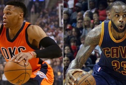 Cầu thủ hay nhất tuần của NBA: LeBron James và Russell Westbrook