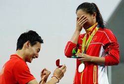Rio 2016: VĐV Trung Quốc cầu hôn trên bục chiến thắng có quá sốc?