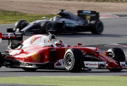 Vettel dẫn đầu trong ngày đua thử thứ 2