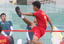 Việt Nam vô địch tuyệt đối môn Đá cầu Đại hội thể thao Bãi biển