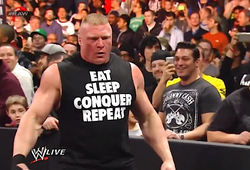 Brock Lesnar không thích đôi co, chỉ muốn được chiến đấu