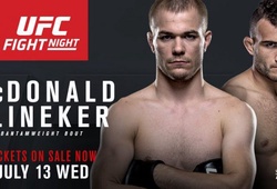 UFC FN 91: Lineker hạ gục McDonald sau chưa đầy 3 phút
