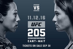 Joanna Jedrzejczyk và Miesha Tate sẽ có mặt tại UFC 205