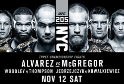 Lịch thi đấu UFC 205: Eddie Alvarez vs. Conor McGregor