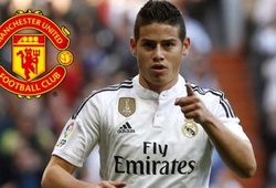 James Rodriguez sẽ sang Man Utd nếu rời Real Madrid