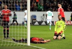 Wolfsburg 3-2 Man Utd: "Thần rùa" cũng không cứu nổi Quỷ đỏ 
