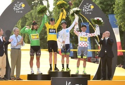 Christopher Froome đoạt Áo vàng chung cuộc Tour de France lần 3