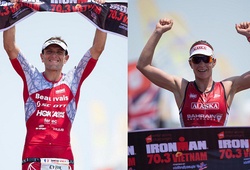 "Siêu nhân" Caroline Steffen thống trị đường đua Ironman 70.3 VN